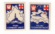Nalepki propagandowe Polski Czerwony Krzyż 1941 r **