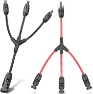 Złącze Konektor MC4 Potrójny Trójnik Równoległy Solarny +- 33cm IP67 APV