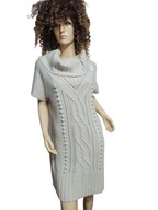 SUKIENKA ciepła sweterkowa angora wełna 38/40