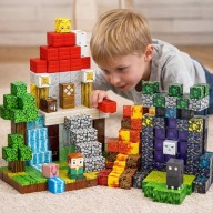 Klocki Magnetyczne Edukacyjne 3D – Zestaw Kreatywny dla Dzieci 300 el. !