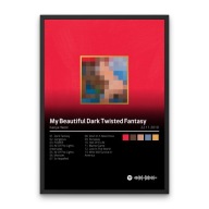 Plakat Kanye West „My Beautiful Dark Twisted Fantasy” A3