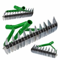 GRABIE AERATOR DO NAPOWIETRZANIA TRAWNIKA TRAWY GLEBY DWUSTRONNE DO OGRODU
