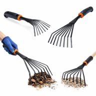 GRABKI DO TRAWNIKA METALOWE MAŁY OGRODNICZE DO OGRÓDKA KWIATKÓW WYTRZYMAŁE