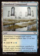 Karta Magic: The Gathering Abandoned Campground DSK