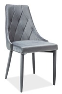 Krzesło Trix szare velvet 14 Signal (1kpl= 4szt)