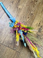 Palma Wielkanocna Ręcznie Robiona PREMIUM Kolorowa Tradycyjna 60 cm