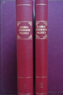 SŁOWNIK SYNONIMÓW POLSKICH / KRAKÓW 1885 / REPRINT / TOM I-II
