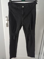 shein spodnie dżinsy rurki strecz 40 42