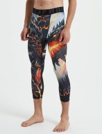 Legginsy Kompresyjne Męskie - LAFROI – MMA, Crossfit, Siłownia - 3/4 - XL
