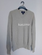 Sweter męski kaszmir XL kaszmirowy