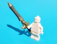 Klocki Miecz złoty do mini figurek Custom Castle