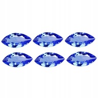 Tanzanit naturalny _ Markiza - na złoty pierścionek, sygnet 0.37 ct - Wideo