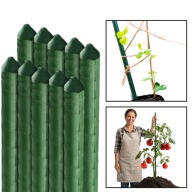 ZESTAW 10szt. TYCZKI STALOWE DO POMIDORÓW OGRODOWE BEGRIS 150cm x 11mm