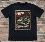 Fiat 125p T-shirt Koszulka z dużym Fiatem retro Duży Fiat Rozmiary w opisie