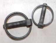 2x zawleczka rurkowa burty zabezpieczenie zabezpieczająca 10x45 mm