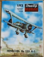 Mały Modelarz Henschel Hs 123 A - 1 , 1/93