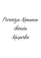 Opłatek na Tort KOMUNIA KSIĘGA Komunia Święta Dekoracja wydruk Cukrowy A4