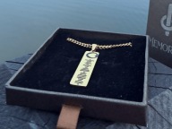 Naszyjnik muzyczny kod utworu grawer prezent personalizowany