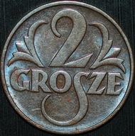 2 grosze 1939 - około menniczy egzemplarz