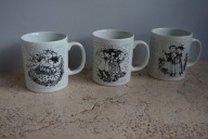 BJORN WIINBLAD KUBKI KUBEK KOMPLET MID CENTURY VINTAGE APRIL MAJ NOVEMBER
