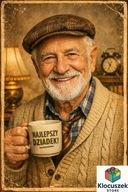 Portret Dziadka STYL RETRO Prezent ze Zdjęcia HIT