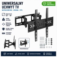 Uniwersalny uchwyt do telewizora Vetouson VX-500 25-70cali obrotowy wieszak