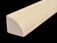 Ćwierćwałek wypukły 20x20mm sosnowy bezsęczny listwa drewniana