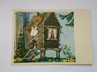 Bajka braci Grimm - Trzy małe świnki - pocztówka z 1969 z CCCP