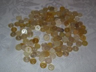 GUZIKI KOSZULOWE, BIAŁE I KREMOWE - 186 SZT.