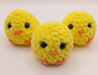 Kurczaczek wielkanocny , 3 sztuki, do koszyka, na stół , upominek dla gości