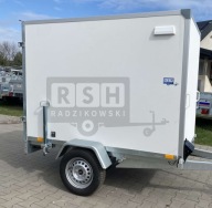 Furgon sklejkowy Niewiadów F7520D H150 dł 205 x szer 119 x wys 150