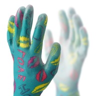 Rękawiczki Ogrodowe Damskie Rozmiar 8 - Ochronne, Robocze Poliur PU