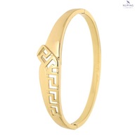 76781 BRANSOLETKA 18K POZŁACANA 58/14M sztywna bangle grecka