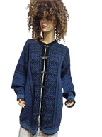 SWETER wełniany KARDIGAN 44/46