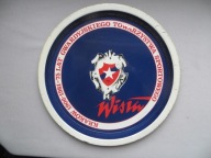 GTS WISŁA KRAKÓW 75 LAT - 1906-1981 METALOWA TACKA - unikat