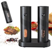 2x ZESTAW MŁYNEK ELEKTRYCZNY DO MIELENIA DO SOLI I PIEPRZU 2szt.