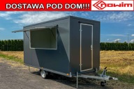 Przyczepka gastronomiczna producent okazja od ręki kebab burger frytki 4 m