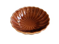 Ozdobna miseczka ceramiczna Brązowa 15x5 cm