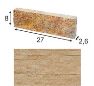 Płytka elewacyjna łupana Combet 27x8x2.6 Multi 8