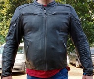 HELD COSMO 3 Kurtka Skórzana Czarna + PODPINKA Na Motor Męska r. XL r.56