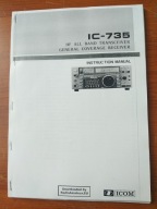KOMPLET INSTRUKCJI TRANSCEIVERA ICOM IC-735
