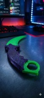 Karambit druk 3D Gamma Doppler 20cm Kolekcjonerski Custom PC Gaming