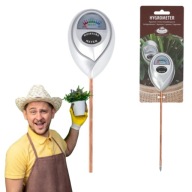 HIGROMETR MIERNIK WILGOTNOŚĆ WILGOTNOŚCI DO ROŚLIN KWIATÓW ZESTAW Z SONDĄ