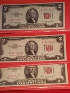 2 DOLARY USA 1953 CZERWONA A 73479868 A PIECZEC licytacja 1 x banknot