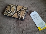 Portfel damski wężowy na zamek Terranova