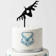 topper na tort dekoracja urodziny WYBÓR KOLORÓW SAMOLOT F16!!!