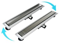 Odwodnienie liniowe prysznicowe odpływ liniowy dwustronny 70 cm 700 mm