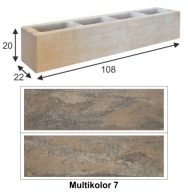 Pustak gładki Combet PG108x22x20 Multi 7