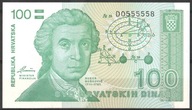 Chorwacja - P- 20 - 100 Dinar - 1991 - seria D