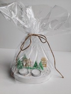 Świecznik „Zimowy pejzaż” - Hufiec Pracy w Myślenicach